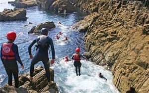 Coasteering in Connemara. Galway. Guided.