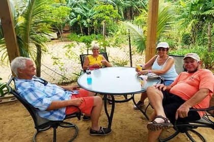 Cruise Ship Family Manawakie Eco Park Culture Tour