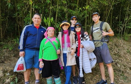 5-Hour Private Trekking Bamboo Forest Tour in Muong Hoa Valley