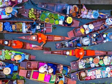 From Bangkok: Damnoen Saduak Floating Market Tour