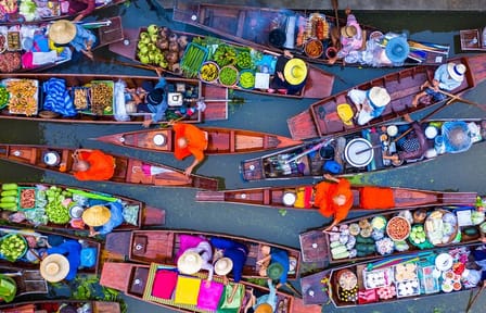 From Bangkok: Damnoen Saduak Floating Market Tour