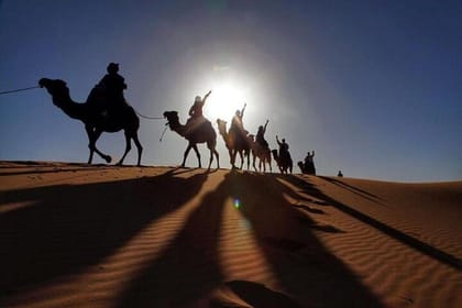 3 Days Tour From Fes To Marrakech Via Merzouga Dunes, Camel Trek