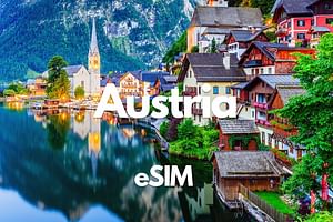 Austria Data eSIM : 0.5GB/daily to 50GB - 30 Days