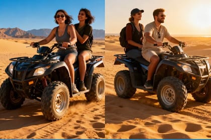 Desert Sunset Safari: ATV Adventure, Camel Ride & BBQ Dinner Show