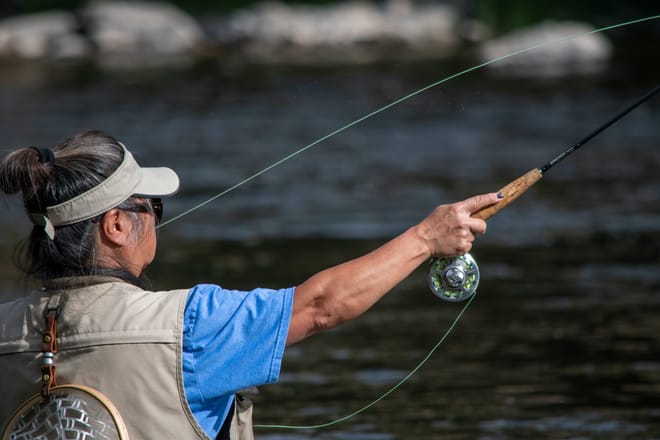 Wild brown trout fly fishing on a Connemara lough. Galway. Private guided.  photo 6