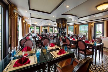 Athena Royal Cruise – Luxury Halong Bay Overnight Cruise 2D1N Tour