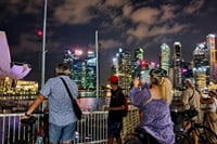 Singapore Marina Bay Small Group Night Cycling Tour 5