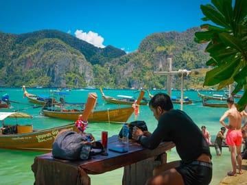 View from the restaurant