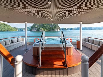 IRIS CRUISE - 5 Star Day Cruise - Halong Bay 1 Day - JACUZZI POOL