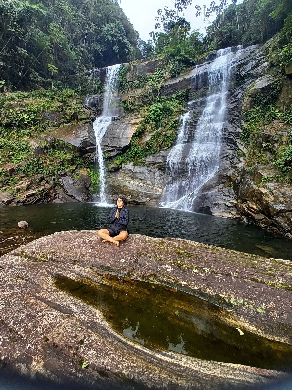 Day hike: Melancia Waterfall, swim at 3-Tier Falls in Atlantic Rainforest