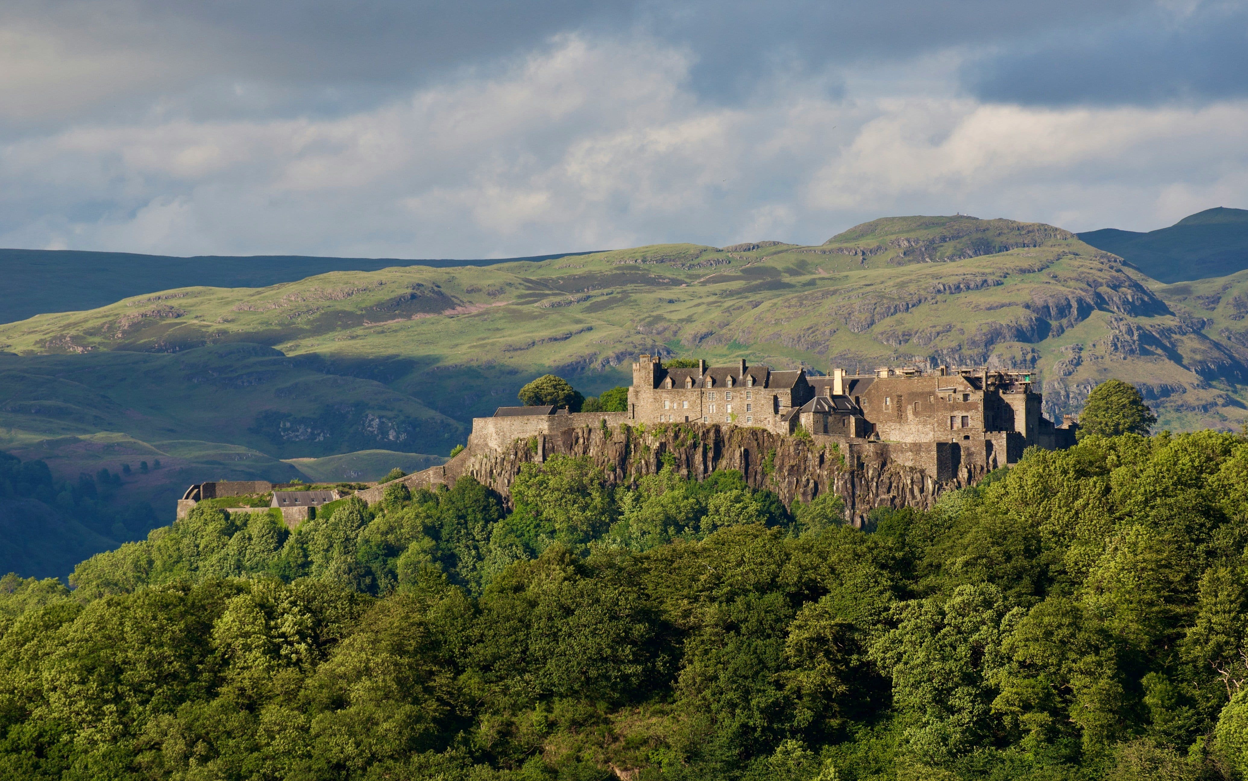 Stirling Castle aerial view