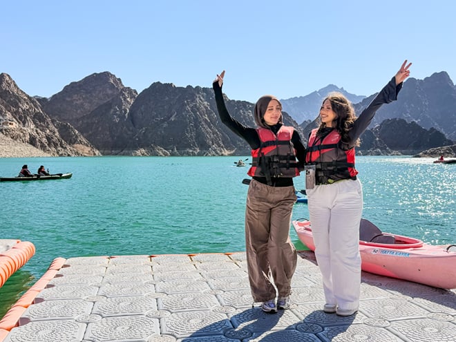 From Dubai: Hatta Sightseeing Tour with kayaking
