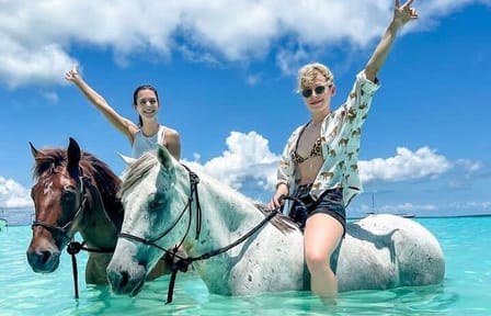 Zanzibar Horseback Riding in the Sea Beach with Guide