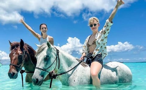 Horseback Riding Along Pwani Mchangani Beach in Zanzibar