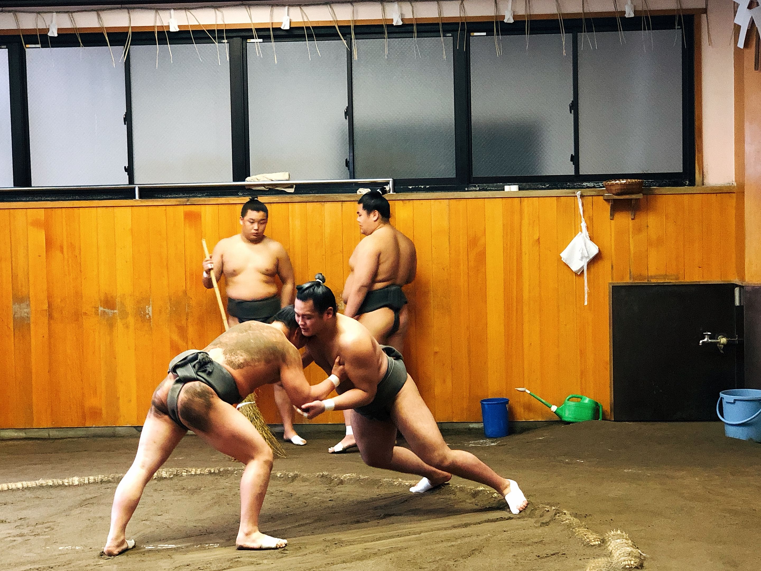 Watch Morning Practice at a Sumo Stable in Tokyo