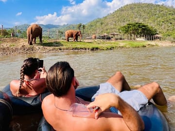 Chiang Mai Half-Day Adventure: River Tubing & Waterfall Slide