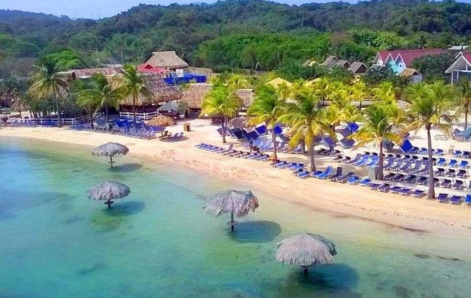 Private Beach Day at Las Palmas, West Bay, Roatán