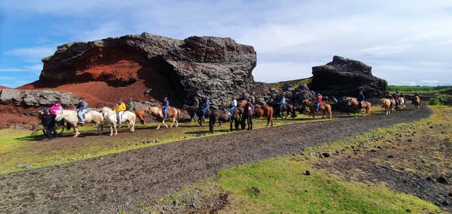 Red Lava Horse Riding Tour - Reykjavik