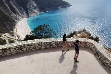 Boat Tour of Melissani Lake Cave and Myrtos Beach Views