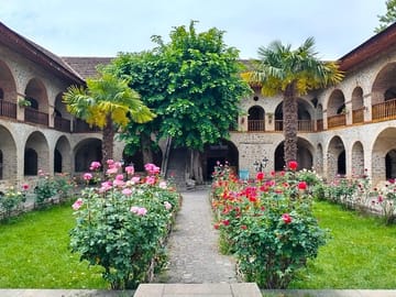 Sheki tour-Sheki_tour-Sheki caravanserai-Sheki karvansaray-Upper karvansaray-Lower Caravanserai