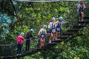Zipline Adventure and Hot Spring Relaxation in Chiang Mai