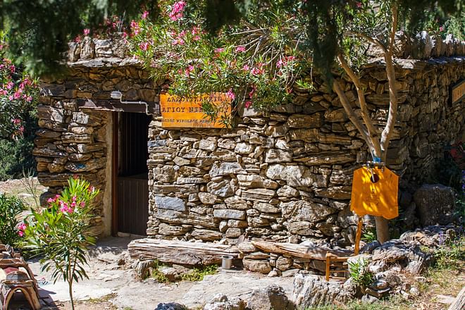 Creta - Gola di Samaria. Silvicoltura di St. Nikolas