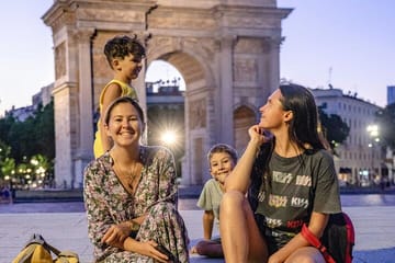 Professional Photography Session at Arco della Pace in Milan