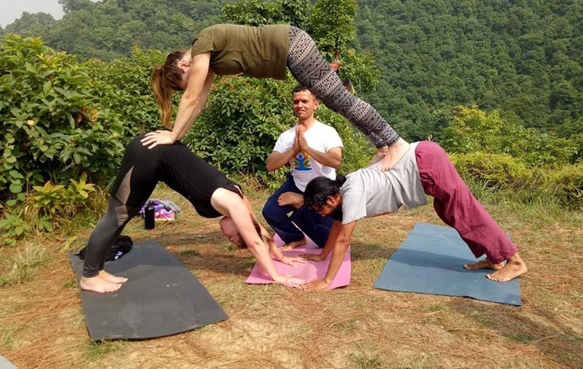 Yoga Experience Day Trip with Private Transfer From Kathmandu