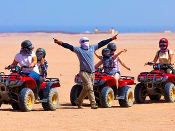 Morning Quad Biking Adventure in Hurghada Desert