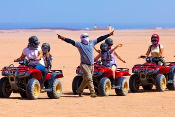 Morning Quad Biking Adventure in Hurghada Desert