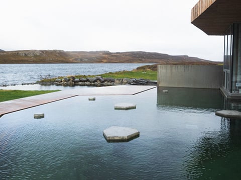 An overview of the Vök bath facilities