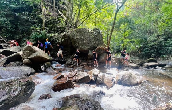 Chiang Mai Full-Day Adventure: Trekking, River Tubing & Elephant Feeding