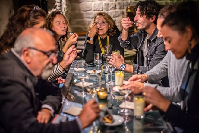 Private tapas and wine walking tour experience