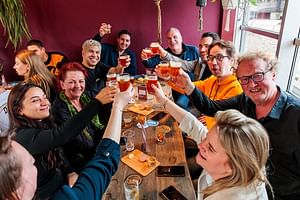 Guided Amsterdam Craft Beer Tasting with cheese and sausage 