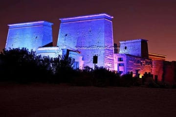 Sound and Light Show at Philae Temple in Aswan