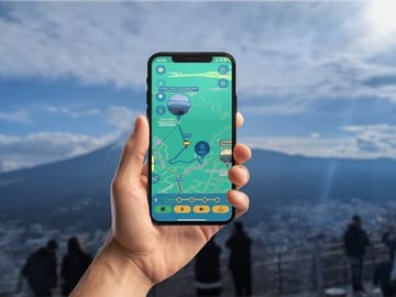 Kawaguchiko Kaleidoscope GPS App Walking Tour Mobile Game