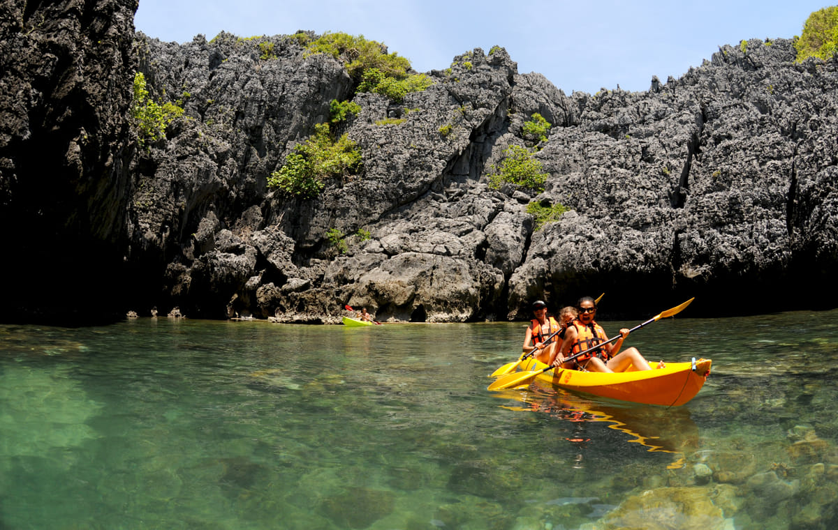 Kayaking Adventure at Angthong National Marine Park
