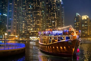 Dubai Frame Tour and Dhow Dinner Cruise in Dubai