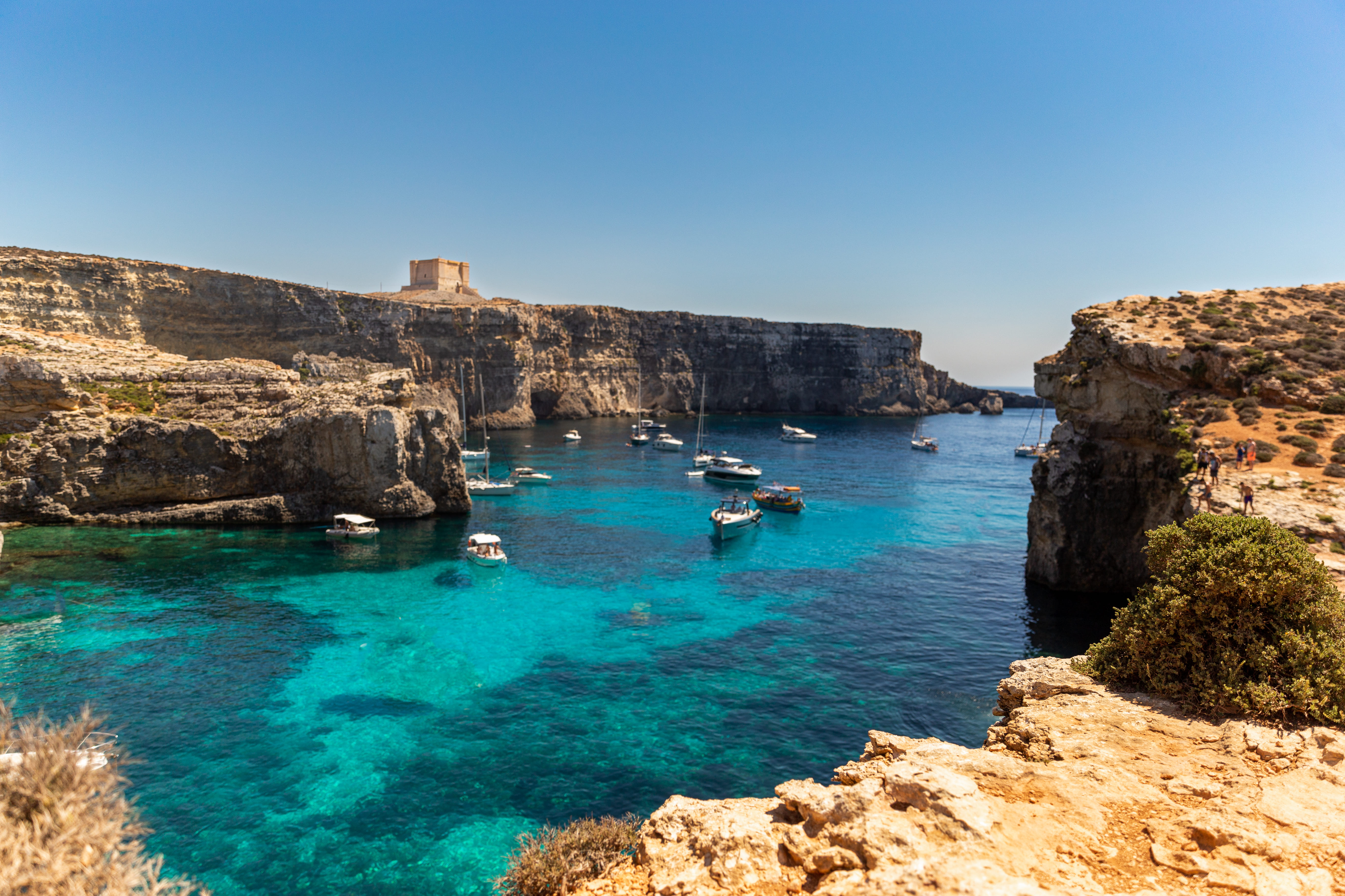 Traditional Boat Tour - Bugibba: Blue Lagoon, Comino & Caves