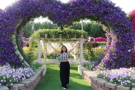 Dubai Cultural Global Village and Miracle Garden Shopping Tour