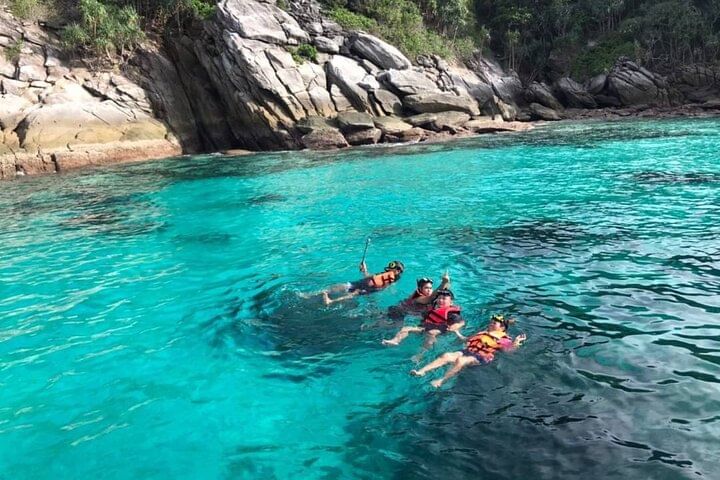 Coral Island, Promthep Cape & Sunset Dinner with Power Catamaran