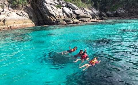 Coral Island, Promthep Cape & Sunset Dinner with Power Catamaran