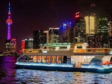 Night River Cruise Tour with Xinjiang Style Dining Experience