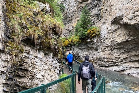 Johnston Canyon, Marble Canyon Icewalk and Banff Town day tour
