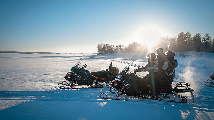 Snowmobile Safari, Aurora borealis, Pure Lapland, Rovaniemi Lapland