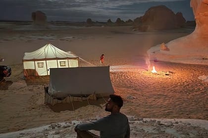 All inclusive Private Overnight Camping in White and Black desert