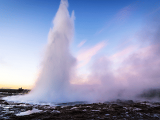 Another picture of a Geysir in Iceland.