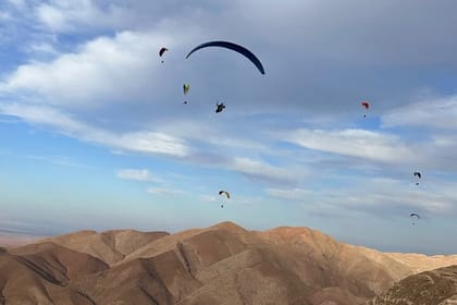 Paragliding From Marrakech In Agafay Desert With Transfers