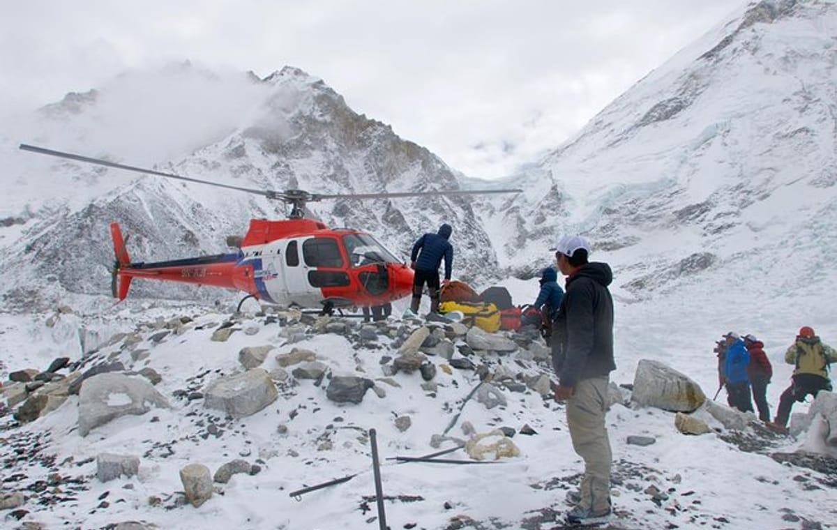 Everest Base Camp Helicopter Tour with Landing – Touch the Top of the World in a Day