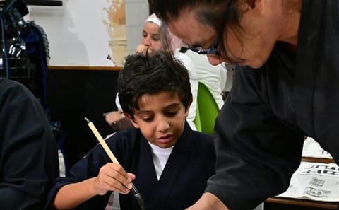 Samurai Calligraphy Experience in Osaka: Final Brushstrokes